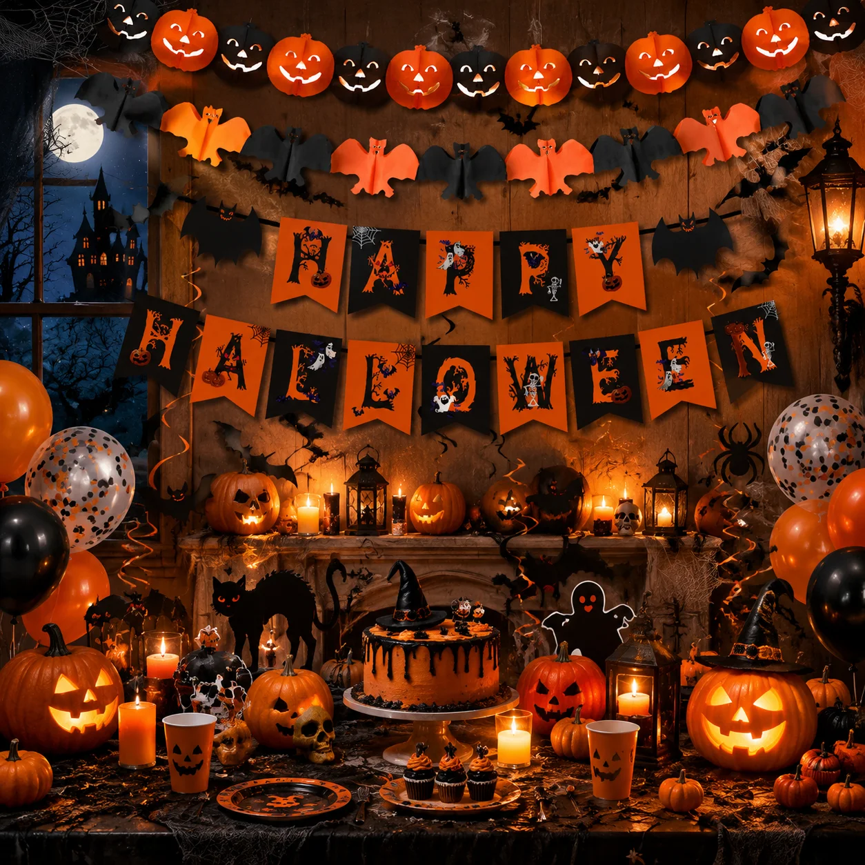 2026 Halloween Party Banner Ha - огляд і ціна Home Decor Garland