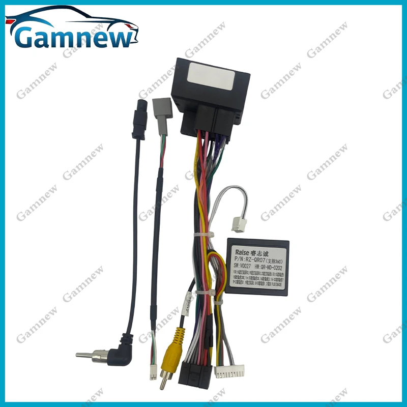 16PIN Car Radio Cable Power Wire Harness Adapter Canbus Box Decoder For Chery Tiggo 3 3X 3XE 2016+
