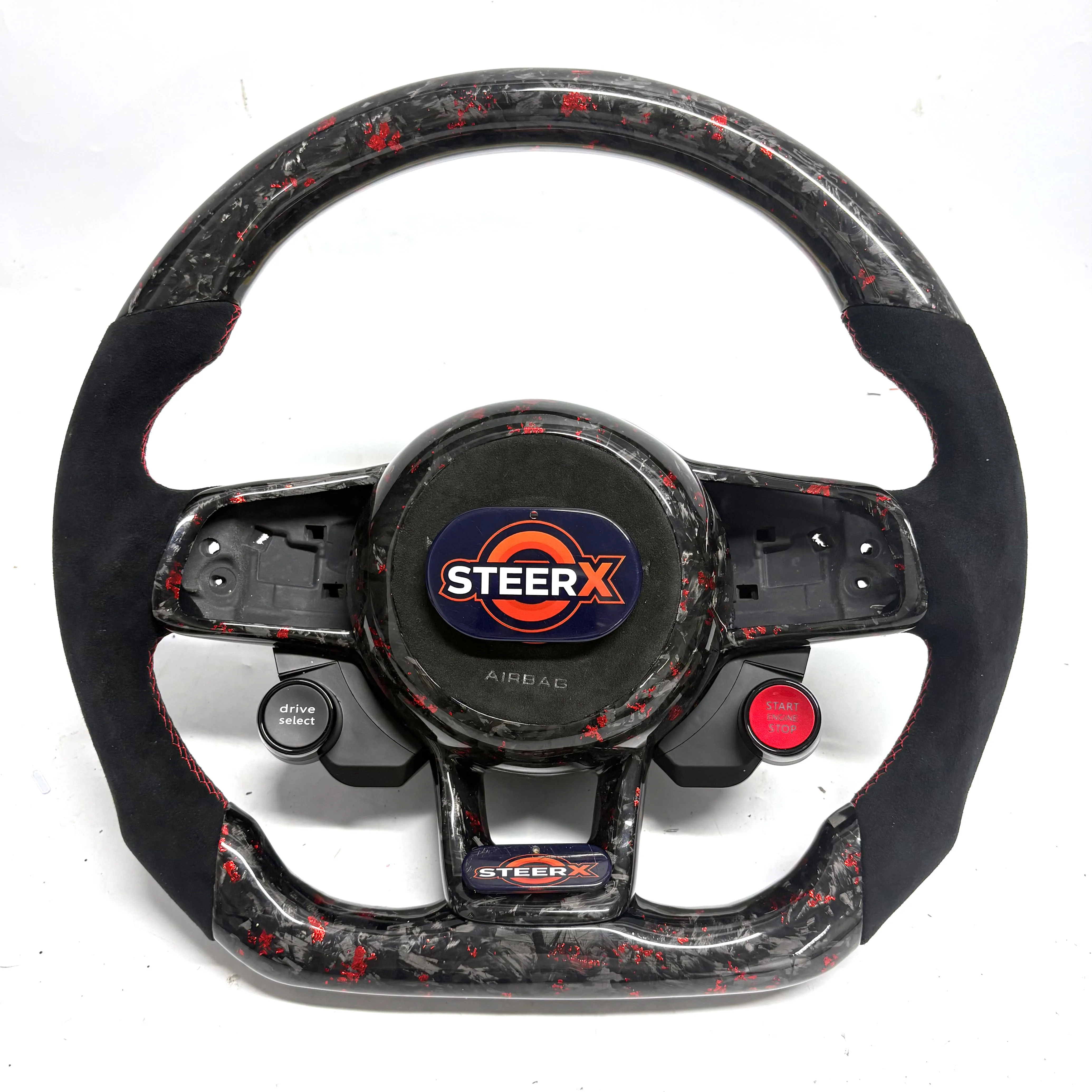 

REAL Alcantara CARBON FIBER Steering Wheel FOR volkswagen MK7 MK7.5 GTI R GOLF