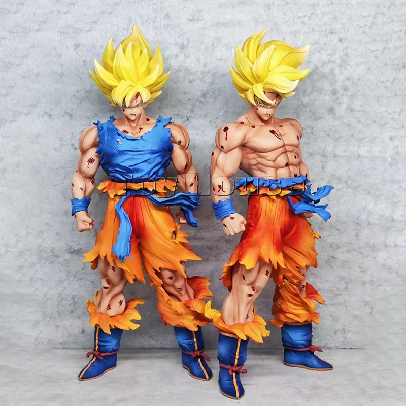 

28 см Dragon Ball Z Goku Фигурка Супер Сайян Фигурки ПВХ Статуя Коллекция Настольный Декор Модель Игрушки Рождественские Подарки