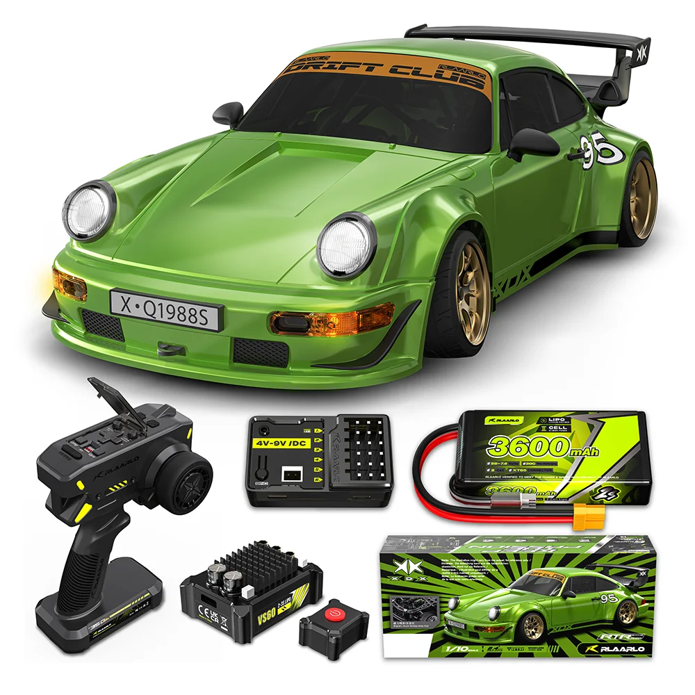 Rc Drift Car 1/10 Rwd Brushless - RLAARLO 1:10 XDX-964 Carro de Corrida