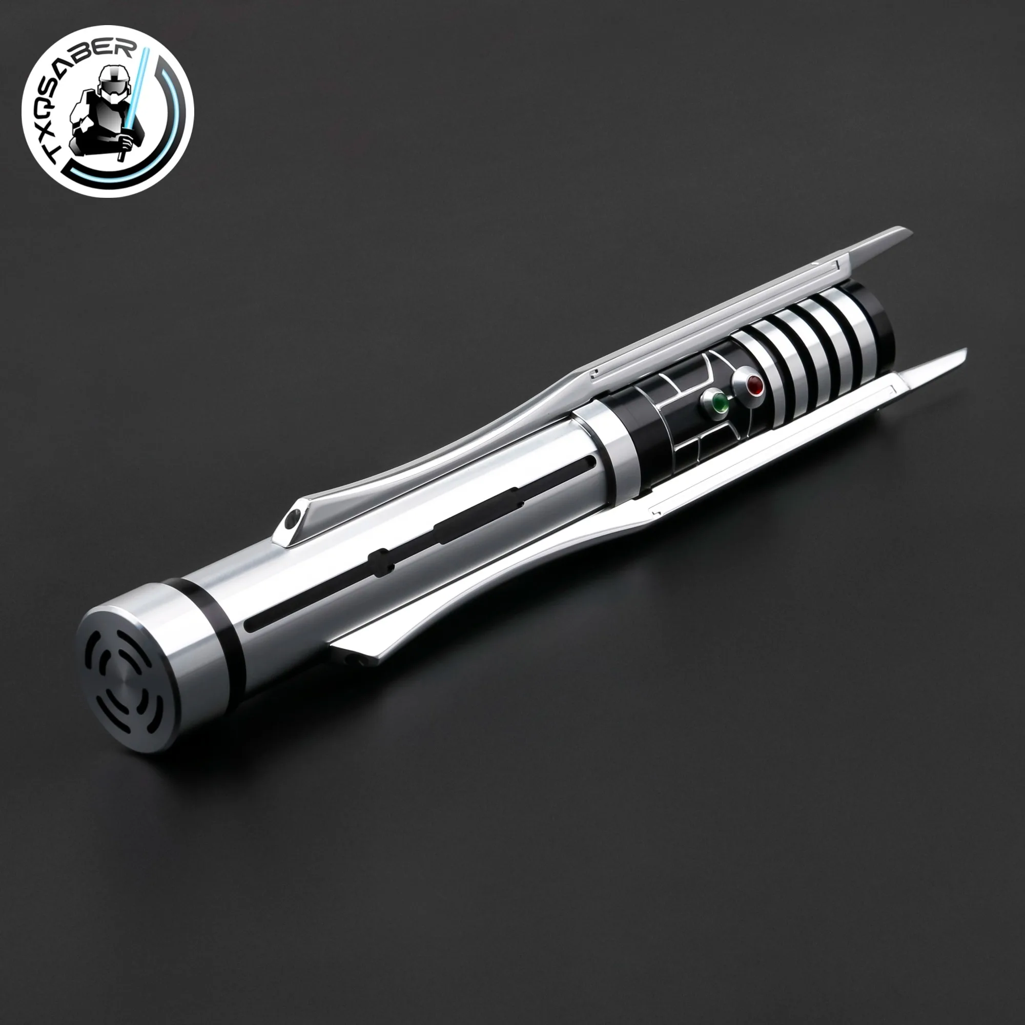 TXQ RVJ Lightsaber Laser Metal Hilt Blaster Toys Cosplay Gift Heavy Dueling Metal Saber Blaster LED Strip Blade Collection Pixel