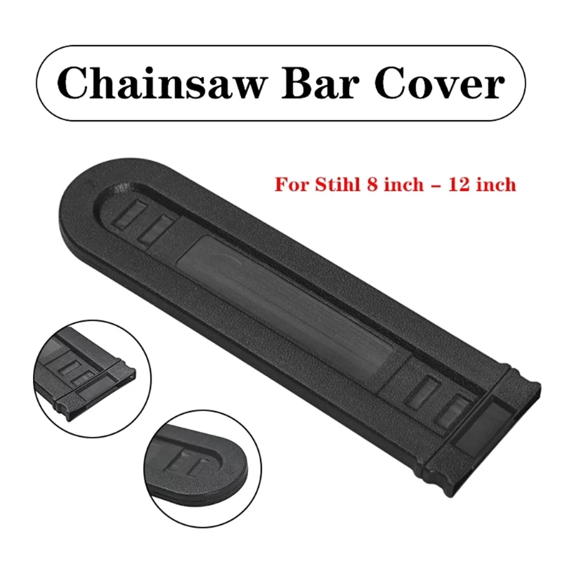 Portable Chainsaw Bar Protective Cover Guide Plate Chain Holder 8 Inch 12 Inch Dropship