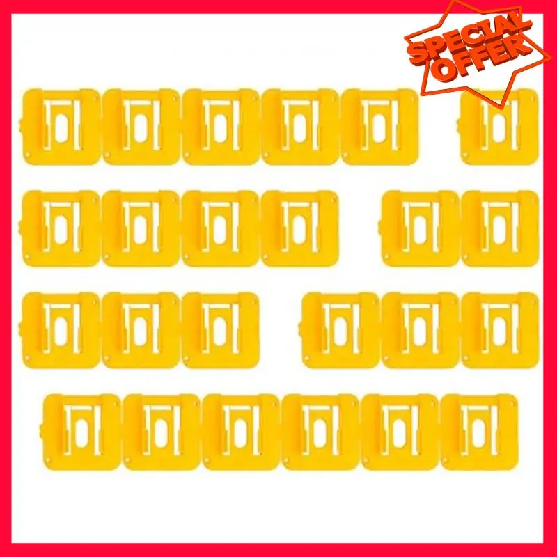 -ESTR 12Pack Battery Holder For  20V Battery Mounts Dock Holder Fit For DCB200 DCB201 DCB202 DCB203 DCB204 W/24 Screws