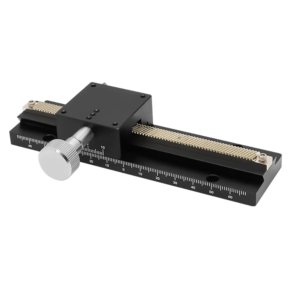 X Axis Long-range Dovetail Trimming Slide Dovetail Slide Table Sliding Stage Manual Displacement Platform LWX25 L=50 70 100mm