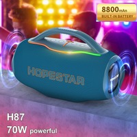 Hopestar Bluetooth Speaker H87 High Quality Portable Music Player 70W RGB Wireless Subwoofer Home Theater for Party Computer