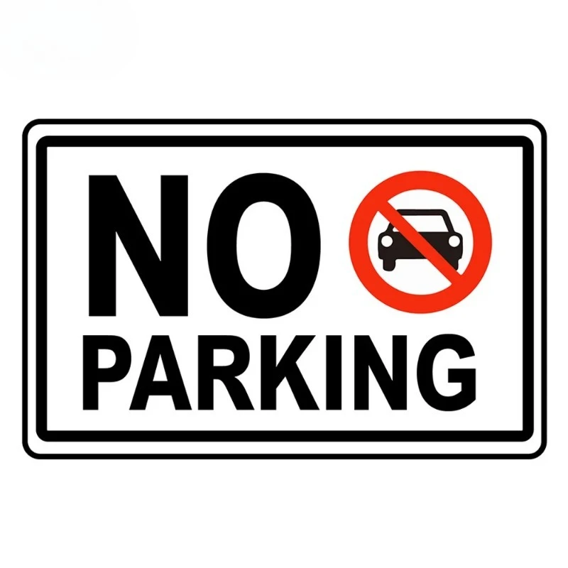 

Автомобильная наклейка, предупреждение о парковке, наклейка на автомобиль, 13 см, ПВХ, KK