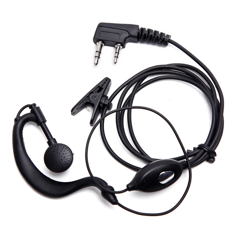 Earphone Walkie Talkie seri BaoFeng UV5R, Earphone Radio Ham dua arah