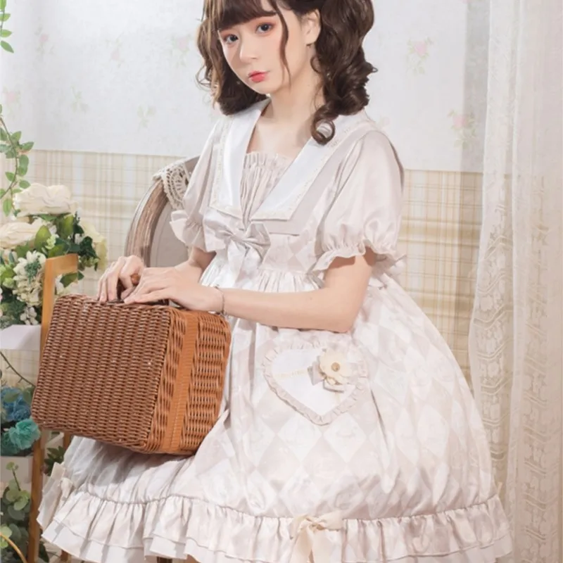 

Design Cute Stringy Selvedge Short Sleeve Dress