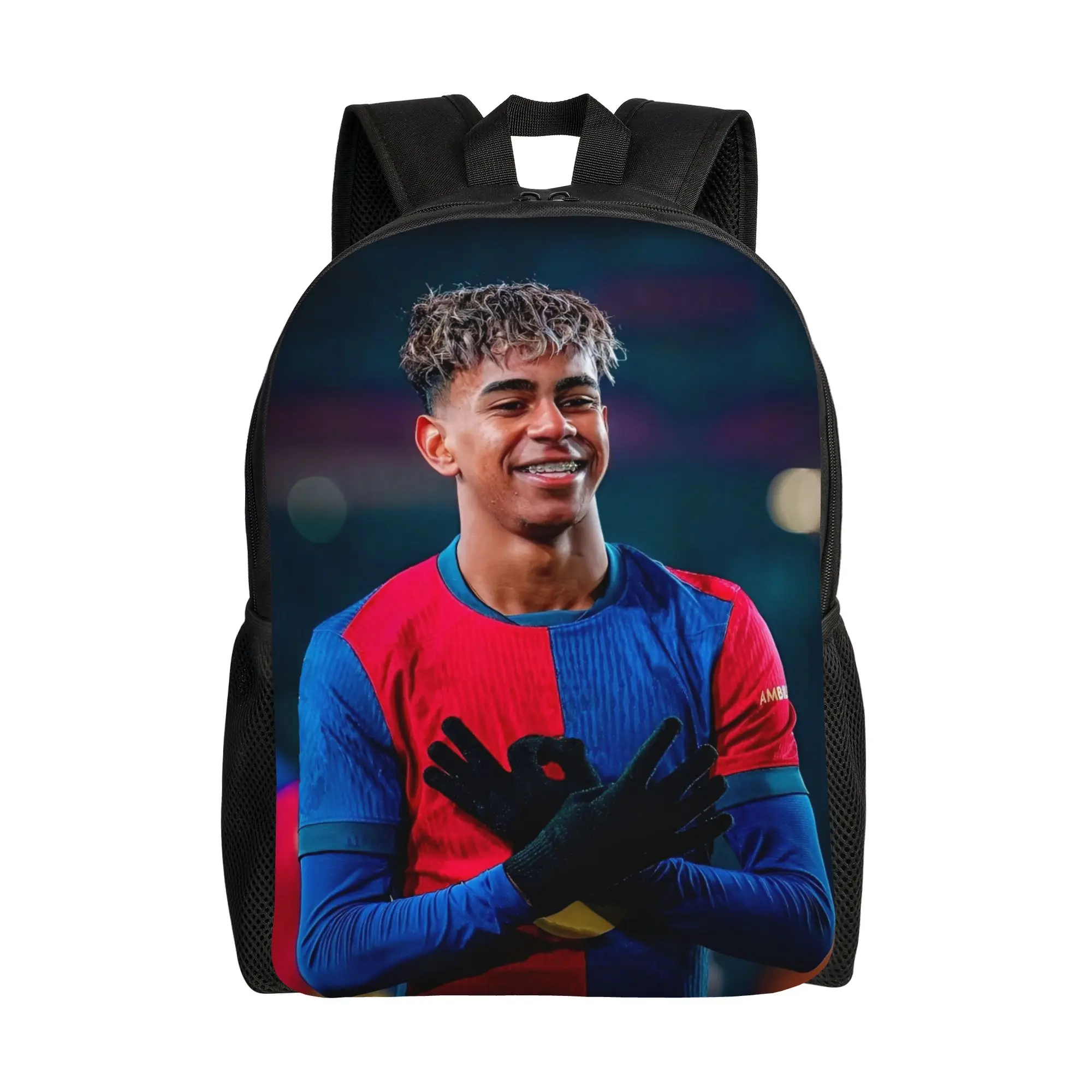 Lamine Y-Yamal Backpack for Men Women Fashion High School Hiking Travel Daypack Football Soccer College Canvas Bags Sports