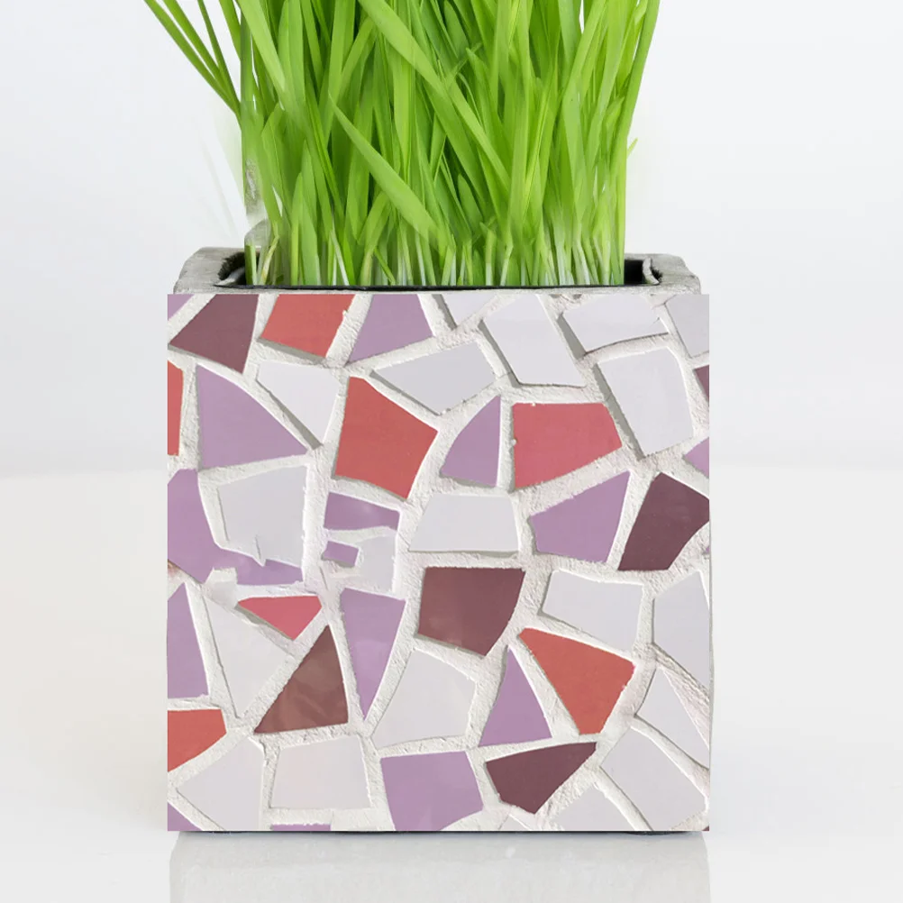 

400g Ceramic Mosaic Tiles Mixed Irregular Shapes DIY Craft Mosaic Kit for Home Decoration Ceramic Pieces Tiles for Crafts