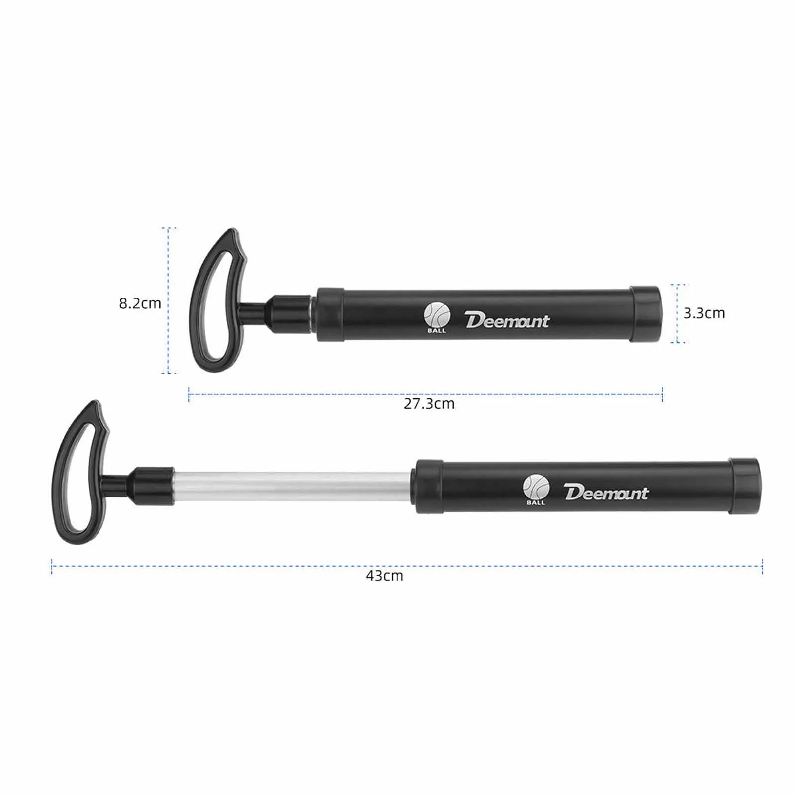 Portable Basketball Windpipe Manual Portable Basketball Football Inflation Basketball Pump