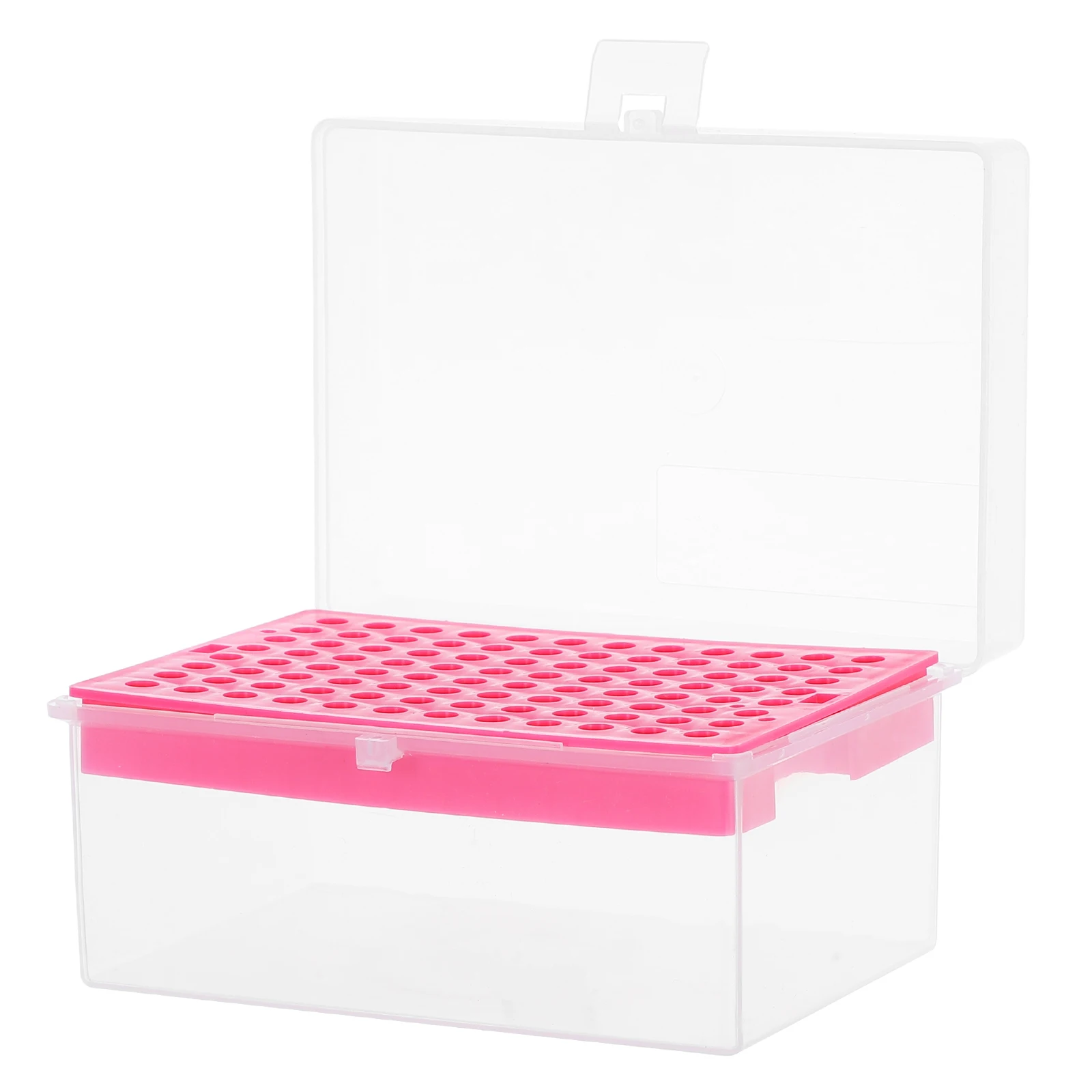 

Plastic Pipette Tips Box 96 Well Pipettor Tip Holder Storage Box Laboratory Supplies for Scientific Experiments and Research