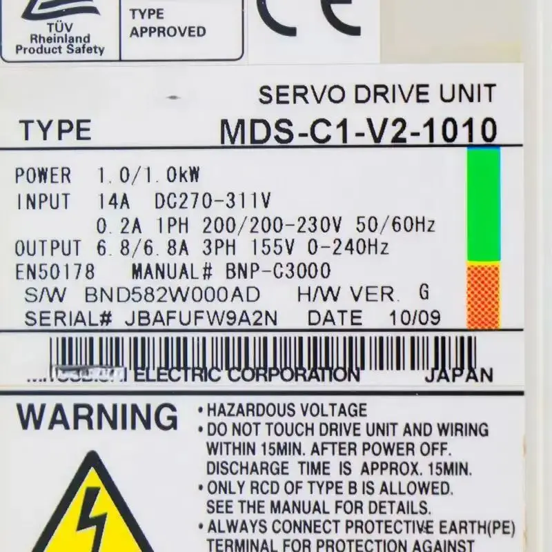 MDS-C1-V2-1010 CNC Controller Servo Drive Unit Tested OK MDSC1V21010