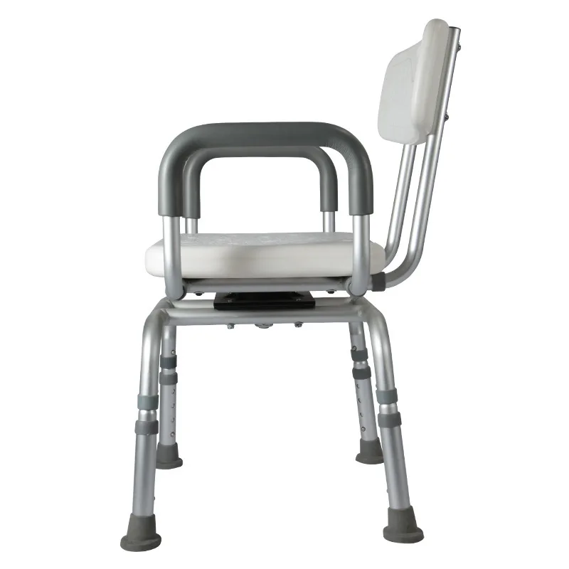 Rotatable high load-bearing elderly bathroom artifact toilet adult chair stool