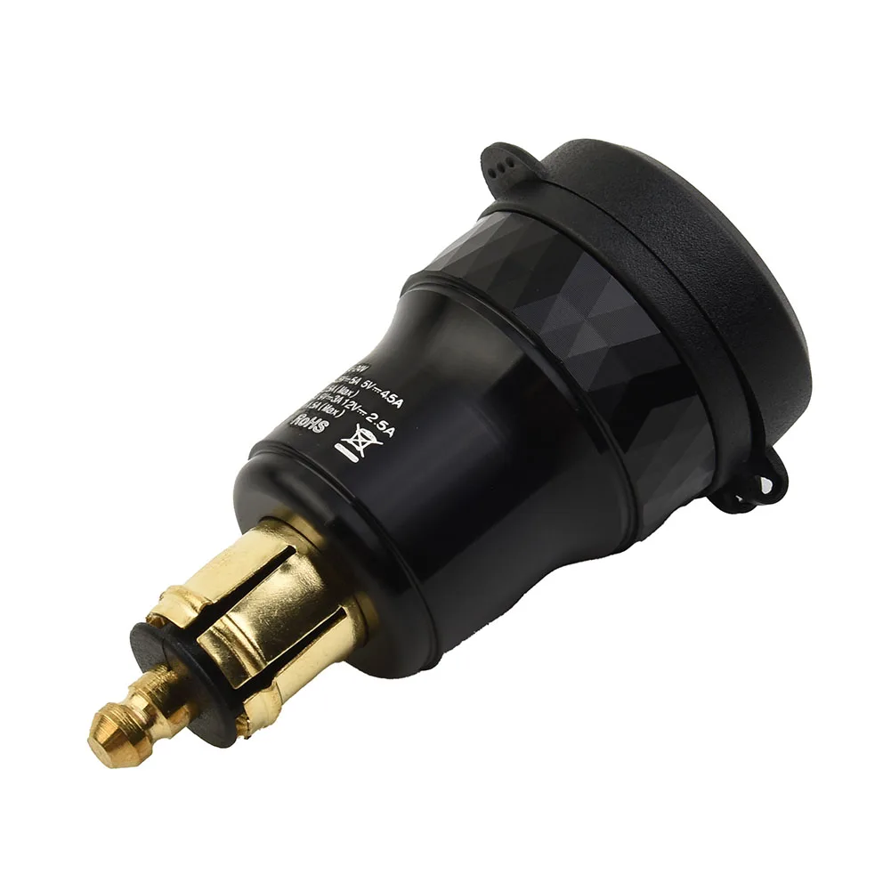 Charger Adapter for f650 F700 F800 For BMW for ducati For Hella Motorcycle Aluminum Alloy CNC Car DIN Socket Dual