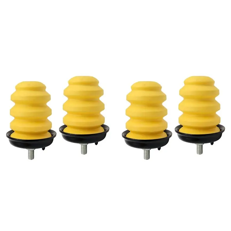 

4X Car Rear Suspension Frame Axle Rubber Leaf Spring Bumper Bump Stop 15712438 For 1999-2006 SILVERADO 1500 HD 523-049