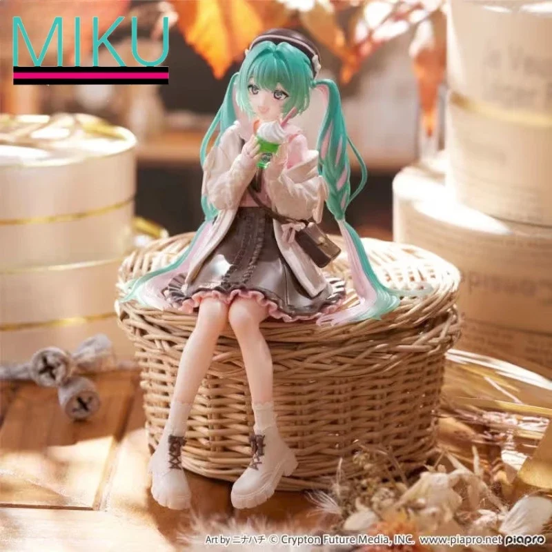 

Kawaii Hatsune Miku Garage Kit Anime Cute Cartoon Model Toy Birthday Present Collectible Holiday Gift Desktop Ornament 16cm New