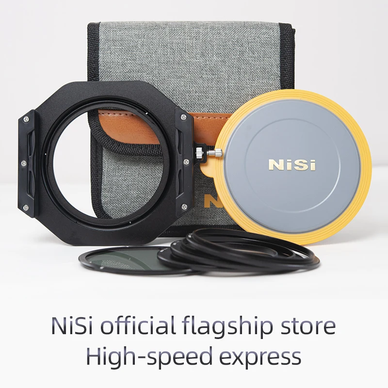 NiSi V7 100mm Filter Holder Kit with True Color NC CPL and Lens Cap