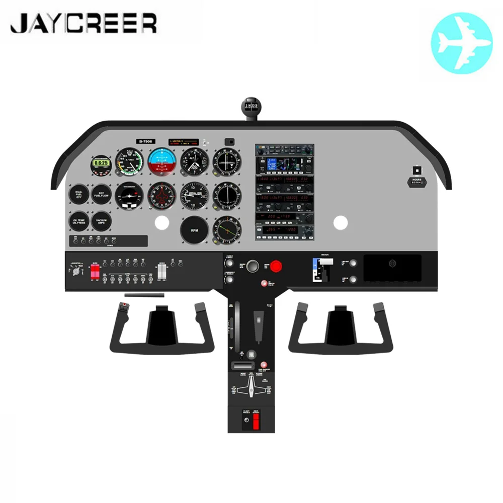 JayCreer Cessna 172 Cockpit Poster - AliExpress 201355758
