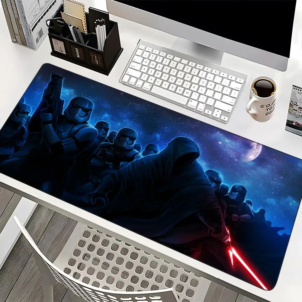 star wars grande gaming mouse pad bonito mousepad tapete de teclado anime tapete de mesa filme classico rosa personalidade 700x300 mm 01