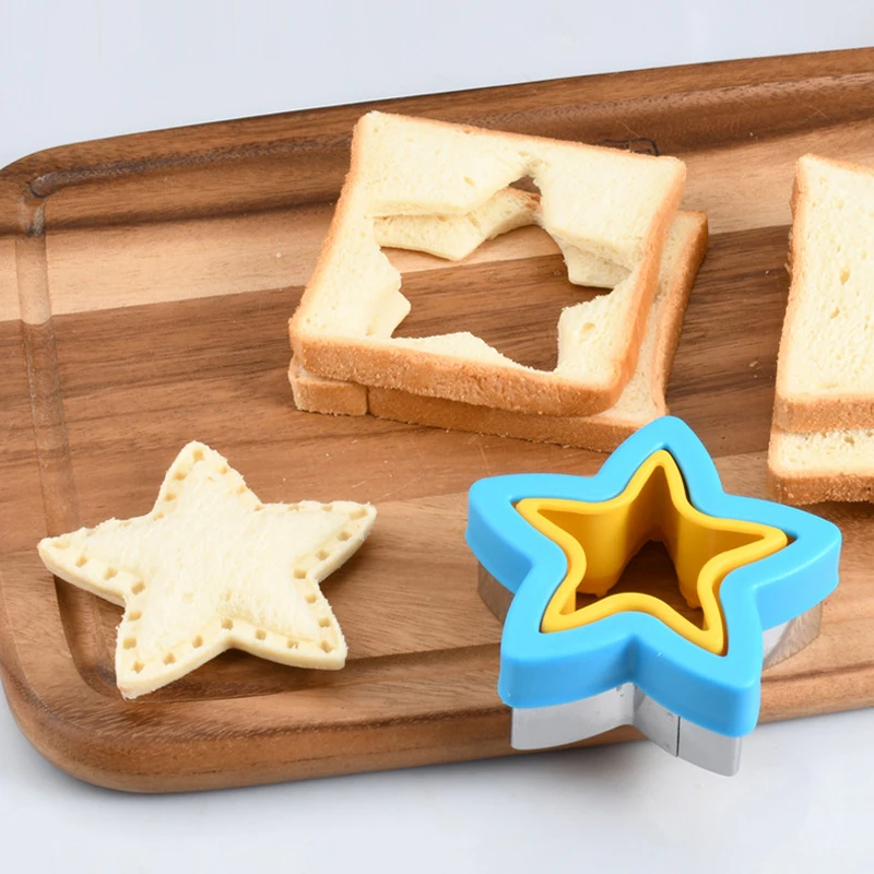 Cortadores de sandwich para niños, Cortadores de galletas, Cortador sandwich infantil, Moldes galletas, Molde de sándwich en forma de corazón de