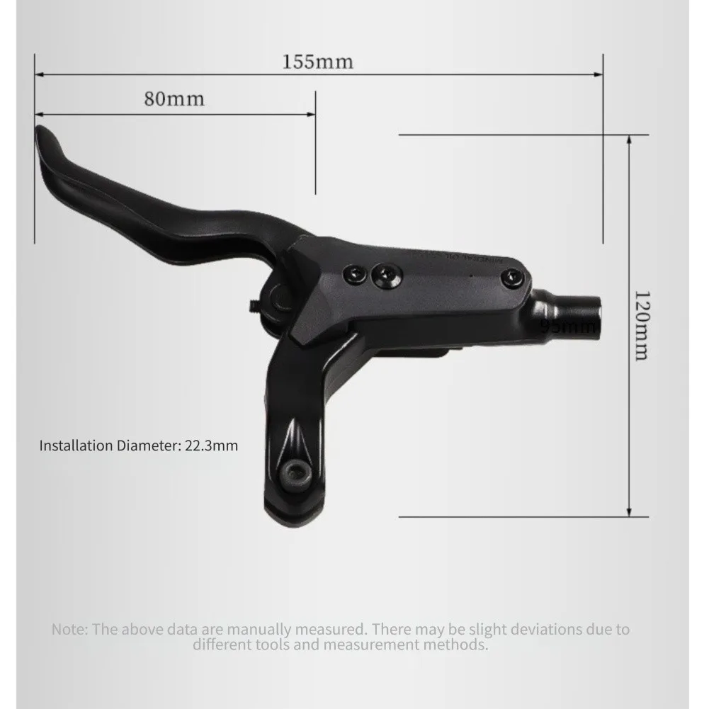 Power Off Oil Brake System for Electric Bikes Hydraulic Disc Type 160mm 2-Piston Split Connection Aluminum Alloy