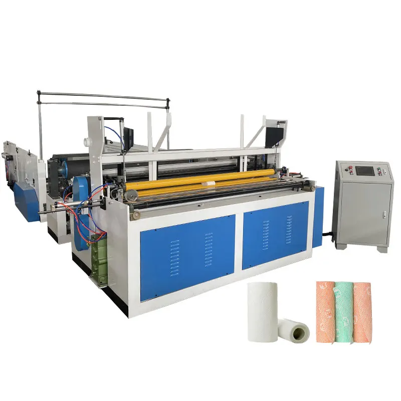 Customized Fully Automatic Toilet Paper Rewinding Machine Toilet Tissue Making Machine