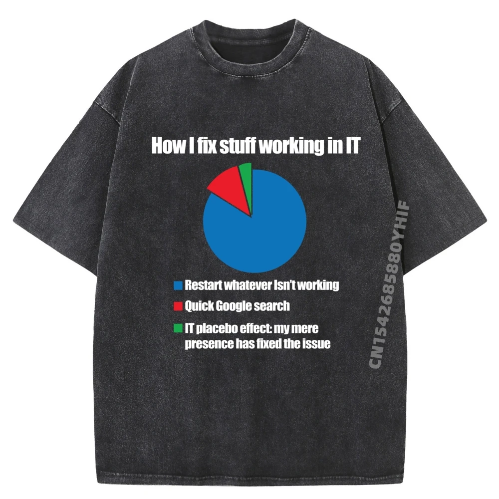 

It Tech Support Technology Nerds Geek Computer Engineer 3d Printed T Shirts Cotton Comfort Washed Shirt Man Clothes