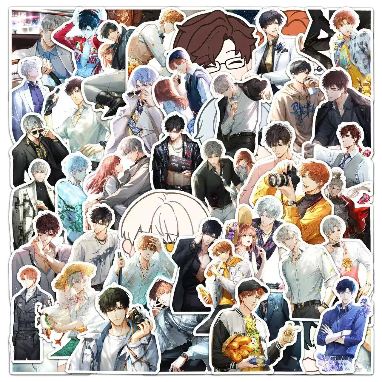 

10/30/50PCS Love and Deepspace Anime Sticker DIY Decoration PVC Waterproof Skateboard Notebook Graffiti Toy