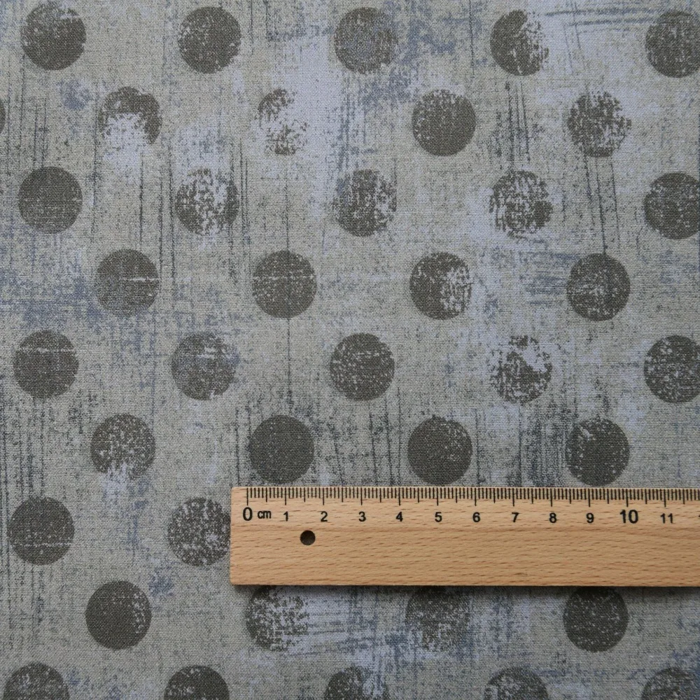 145x50cm 20s Reine Baumwolle 16mm Polka Dot Stoff DIY Material Bunte Gesprenkelte Textur Wasser-Jade-Punkt Baumwoll-Nähstoff – Detail 4