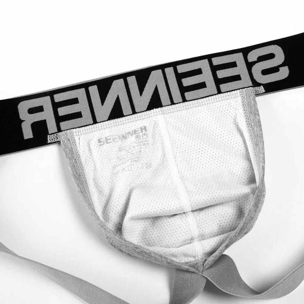

Men Comfort Breathable Trunks Underwear Low Waist Panties Thong Shorts Underpants Buttockless G String Open Butt Briefs