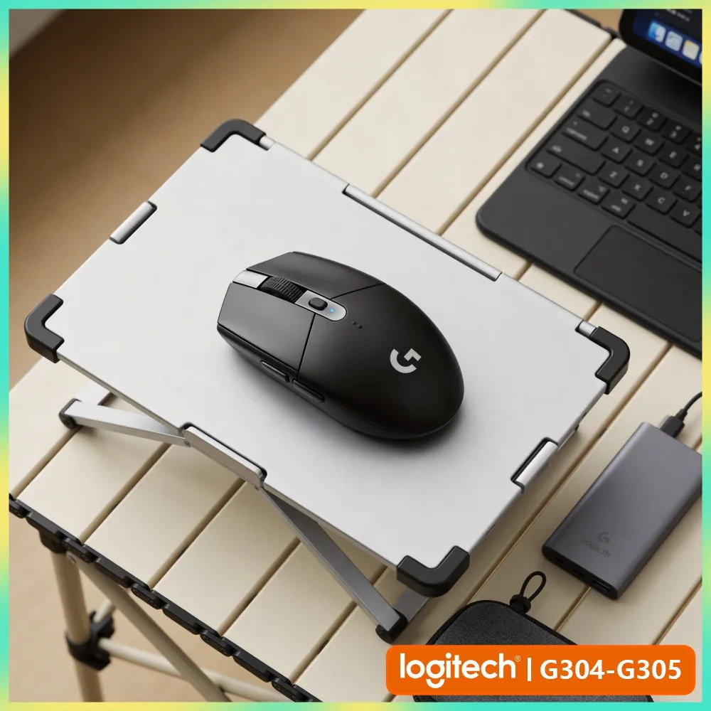 Logitech G305 LIGHTSPEED Mouse For Gaming, 12000 DPI HERO, 6 Programmable Keys, 250H Battery, 99G, PC Mac Laptop Gamers