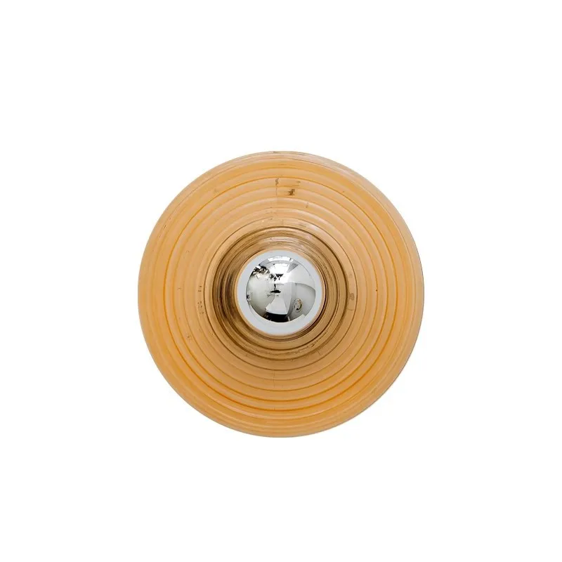 

Medieval aisle water ripple glass wall lamp Vintage Bauhaus designer hallway bedside lamp