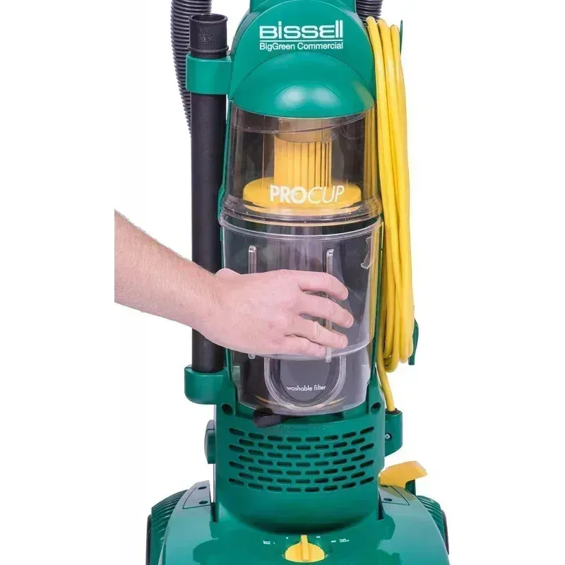مكنسة كهربائية PMD4-ABISSE Commercial Pro تستقيم الأوساخ، حقيبة PowerForce التجارية الخضراء خفيفة الوزن، صناعية، مكنسة كهربائية،