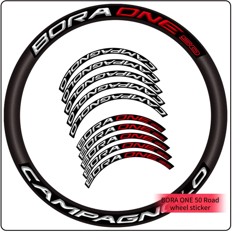 Uma Roda de Bicicleta Adesivos, Road Bike, MTB Rim Decalques, Adesivo Decorativo, Acessórios de ciclismo, 700C Filme, 35, 50