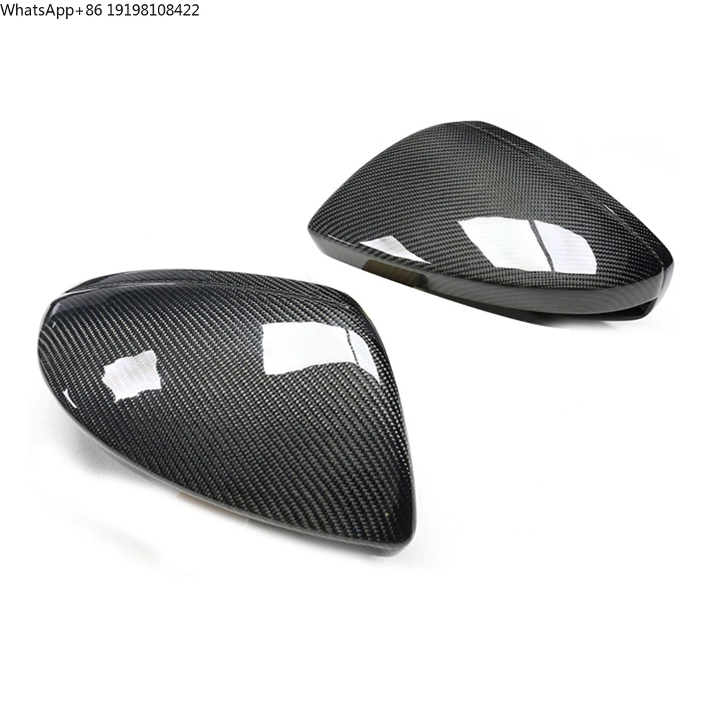

100% Dry Carbon Weave in Glossy Finish Perfect Fitment Side Mirror Cover for AUDI A6 A7 S7 C8