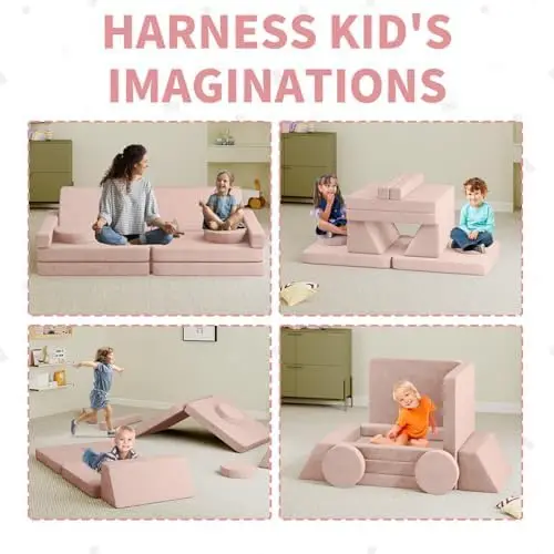 Kids Play Couch 10Pcs, 65.4