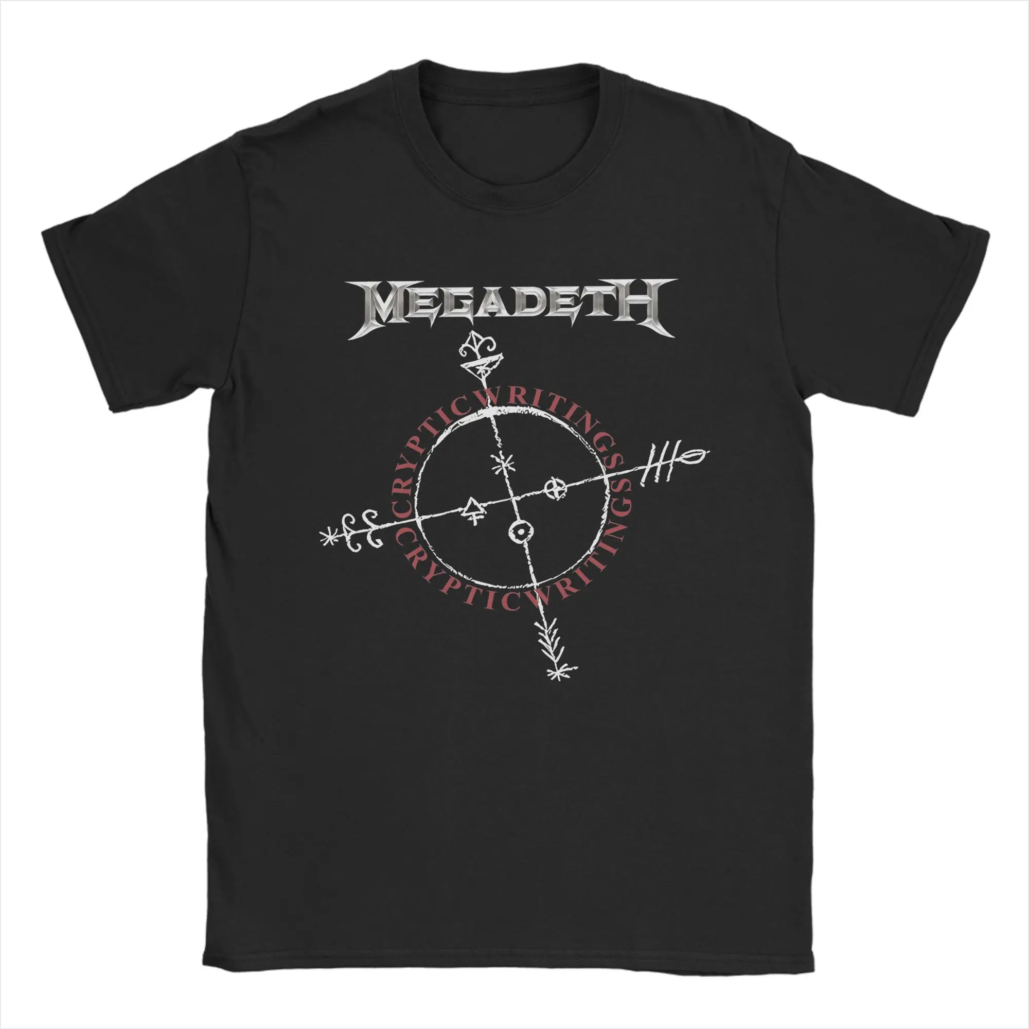 Megadeths Band T Shirt Men's  Cotton Funny T-Shirts Round Collar  Tees Short Sleeve Tops Gift Idea