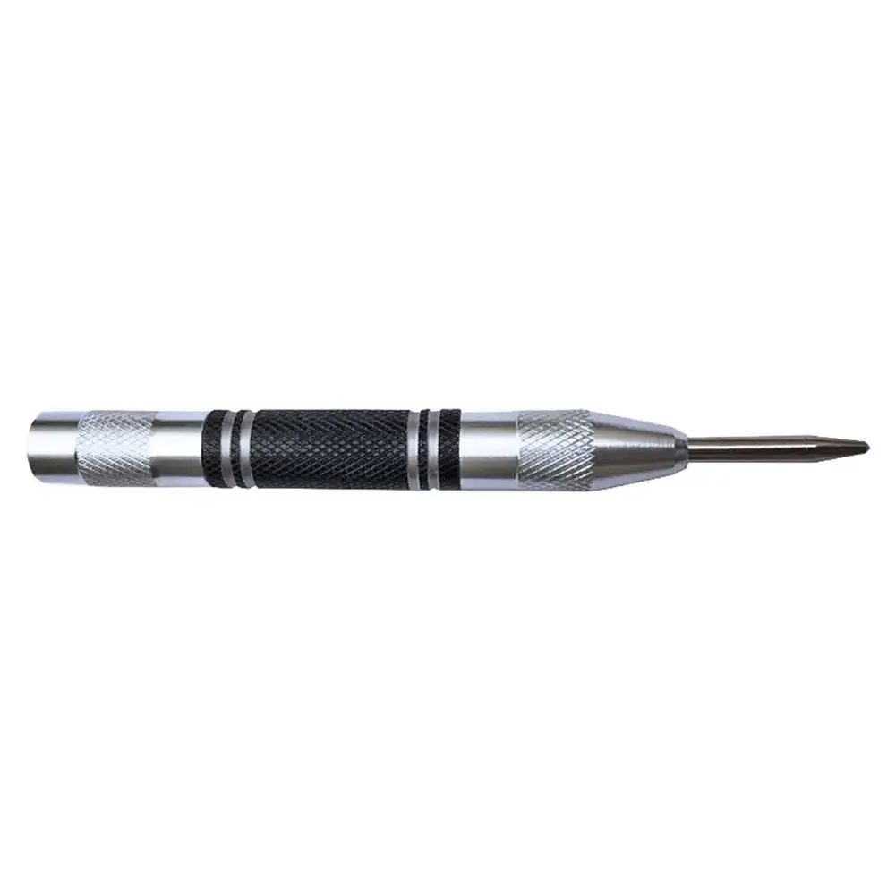 2PCS HCS Automatic Center Punch High Hardness Automatic Center Punch Adjustable Spring Loaded Metal Drill Tool For Steel