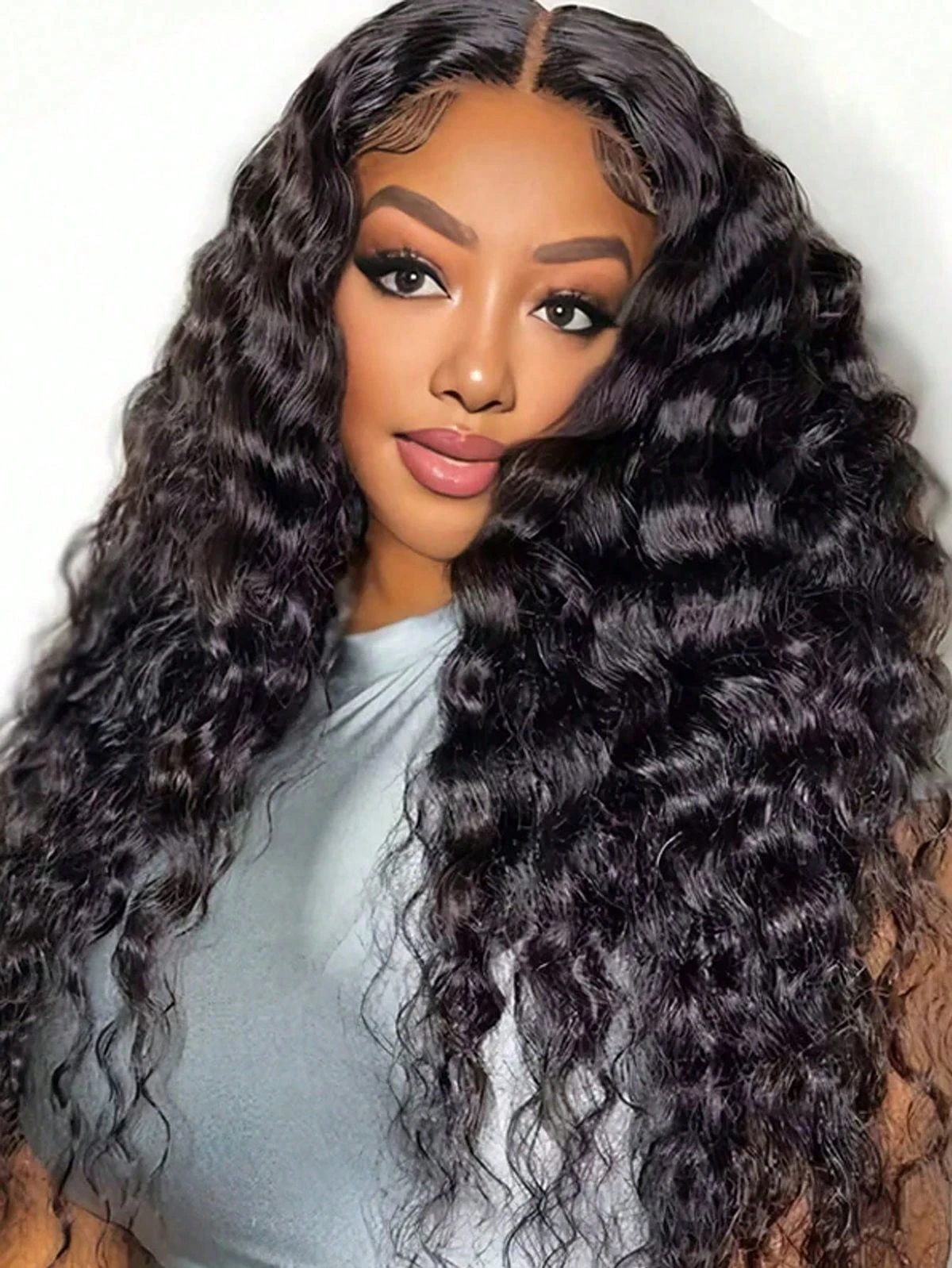 Deep Wave Bundles Human Hair Curly Hair Bundles Raw Hair Bundles 1/3/4 PC Brazilian Deep Curly Hair Bundles Human Hair For Woman image 2