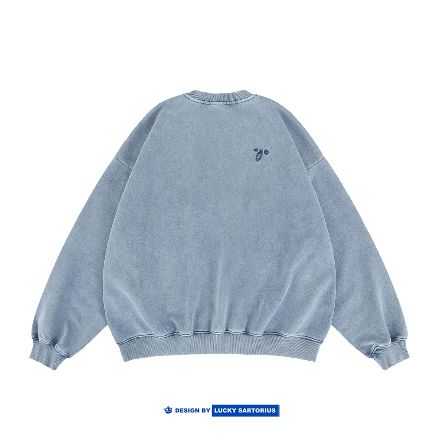 اليابانية الرجعية غسلها المتعثرة المطرزة زهرة جولة الرقبة هوديي للرجال والنساء فضفاضة عارضة أعلى #5