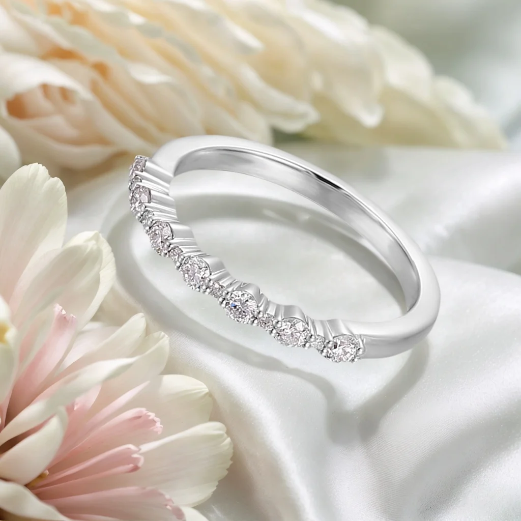 

Provence Minimalist Ring10K Gold Marquise cut Lab diamond Everyday Ring Tail Ring stacking band girls Party Christmas Gifts