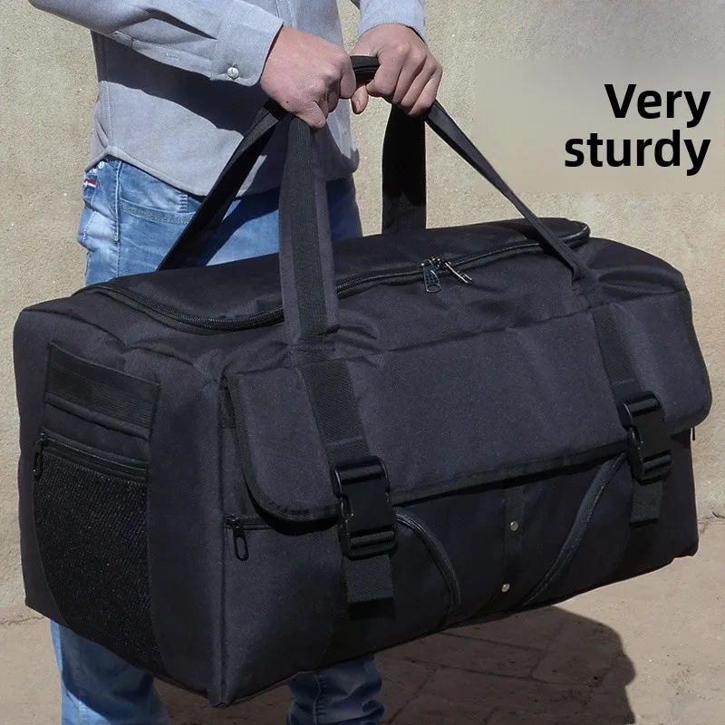 Große Capaci Ox Cloth Reisetasche Herren Lage Bag Wasserdichte Handheld Moving Tour Decke Tasche Vintage Sle Langlebig
