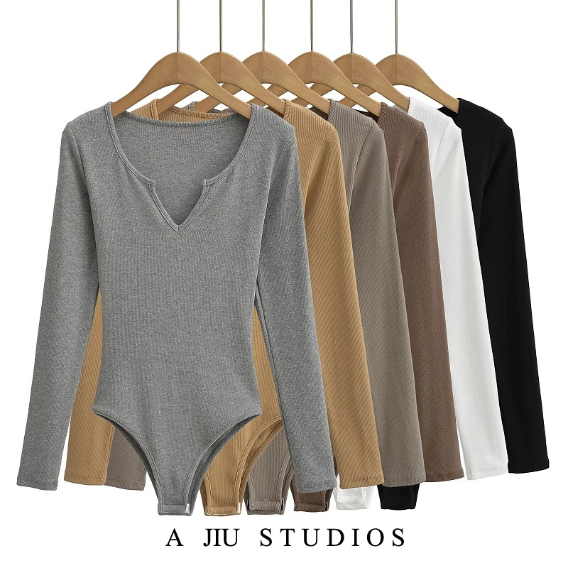 

Sexy V-Ne Bridesmaid Crop Top Women's Tight Fit Slimming One-Piece irt High Waist ort Pants Elastic Hot Girl Base Layer...