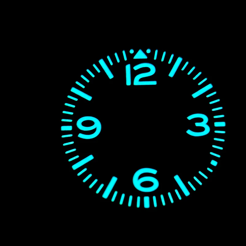 28.5mm Watch Dial NH35 NH36 Dial fit For SKX007 SPRD 6105 Tuna SPB185 SPB187 Watch Cases Feet 3.0 3.8 4.1  Blue  Luminous