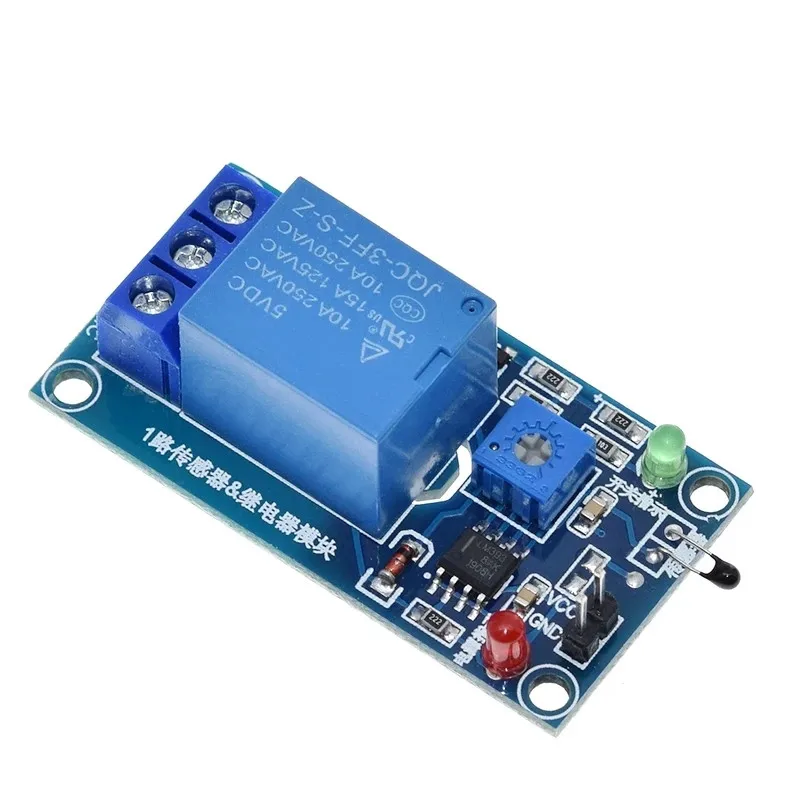 Sensor termistor 5v/12v, interruptor de controle de temperatura, módulo de detecção de temperatura dois em um