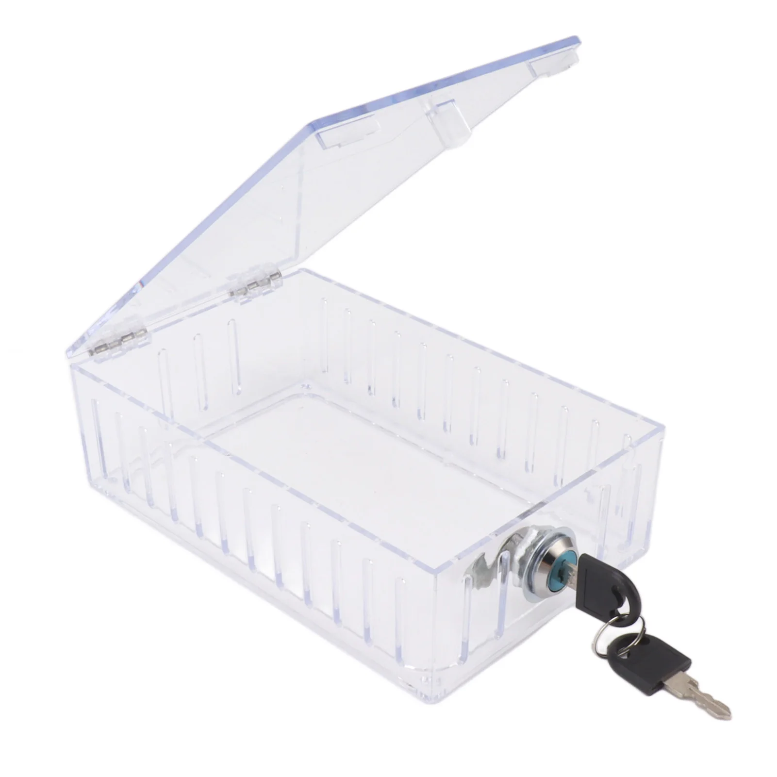 Caja de seguridad universal para termostato con llave, cubierta transparente grande para termostato de pared, protector de termostato