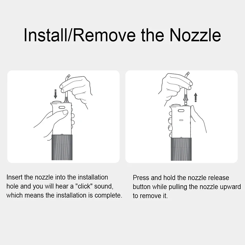 فوهات تنظيف الأسنان بالماء البديلة من Jet Tips، مناسبة لري الفم XIAOMI Mijia، أطراف إعادة تعبئة Waterpick قطعتان غير أصلية