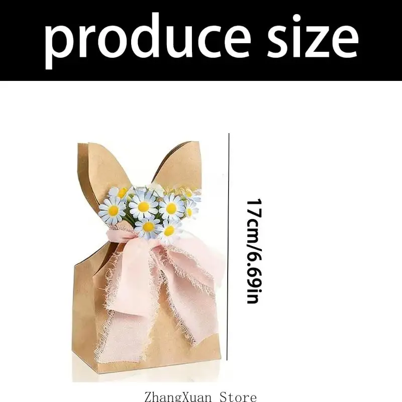 Set mit 12/24 eleganten, künstlerischen Geschenkbeuteln für Kinderpartys, perfekt für Osterleckereien und Festivaltreffen, 3 x – Detail 6